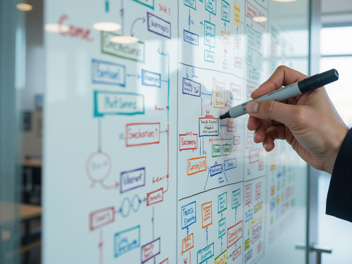 企业咨询流程图解，展示咨询项目的各个阶段步骤，图表化展示流程