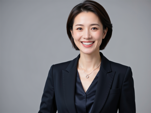 四十岁左右女性顾问头像，穿深红色职业套装，专业商务形象，背景简洁